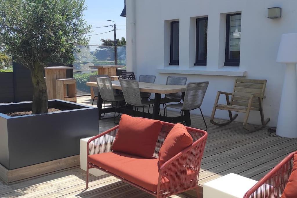 Superbe Maison Familiale A 50 M De La Plage コンカルノー エクステリア 写真